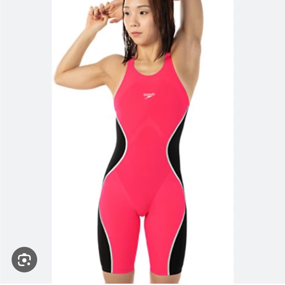Women's Fastskin LZR Pure Intent Open Back in Phoenix Red